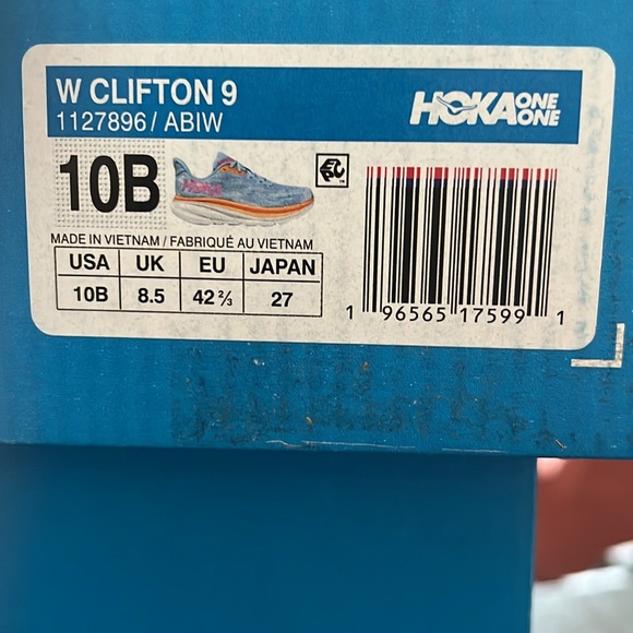 Hoka one one Clifton 9 Airy Blue/Ice Water Women - Picture 8 of 8